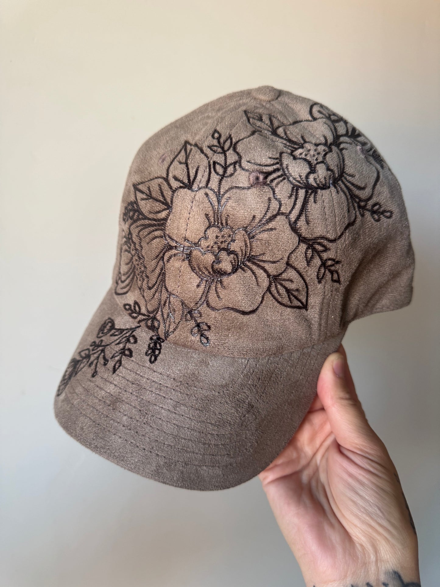 Burned Suede Ball Cap