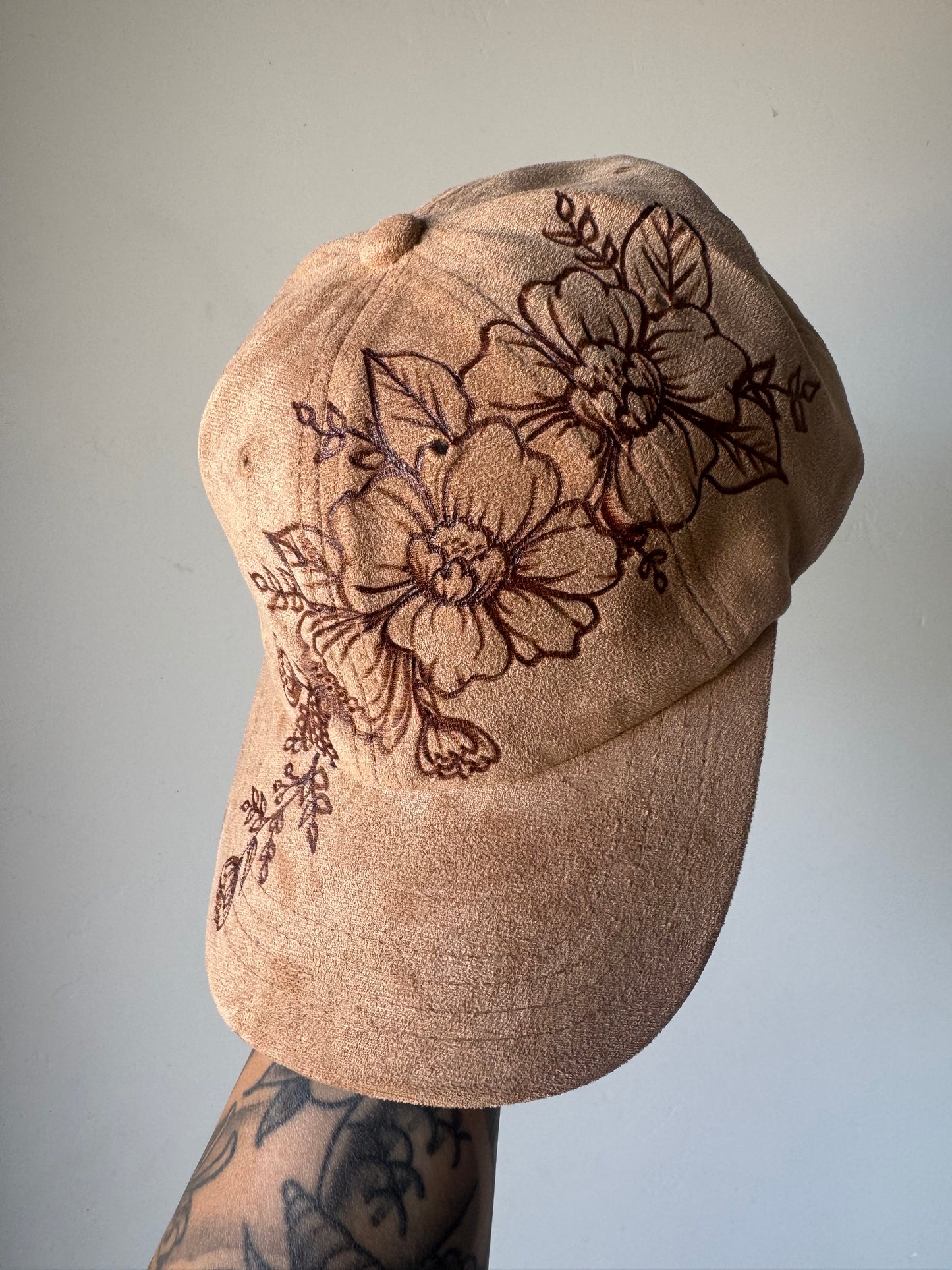 Burned Suede Ball Cap