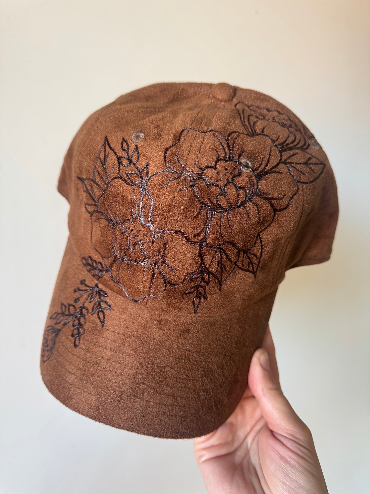 Burned Suede Ball Cap